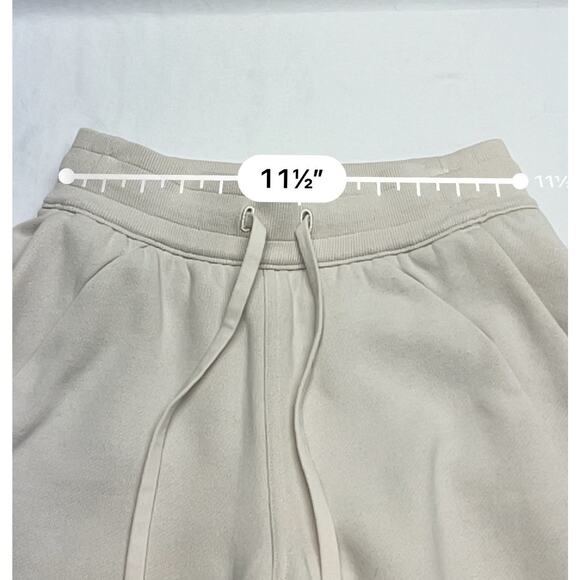 Lululemon Scuba High Rise Jogger Fleece White Opal Women's Size 2 - Picture 5 of 8